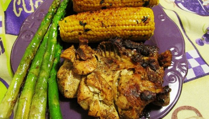 Pollo alla piastra