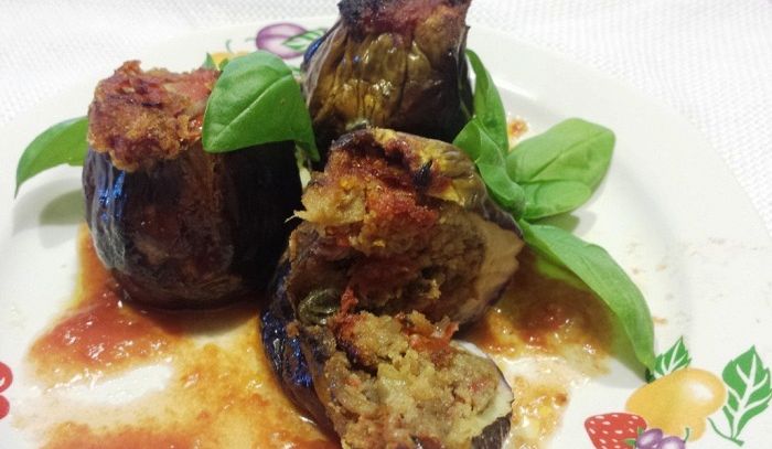 Milincianeddi chini ... melenzanine ripiene al forno