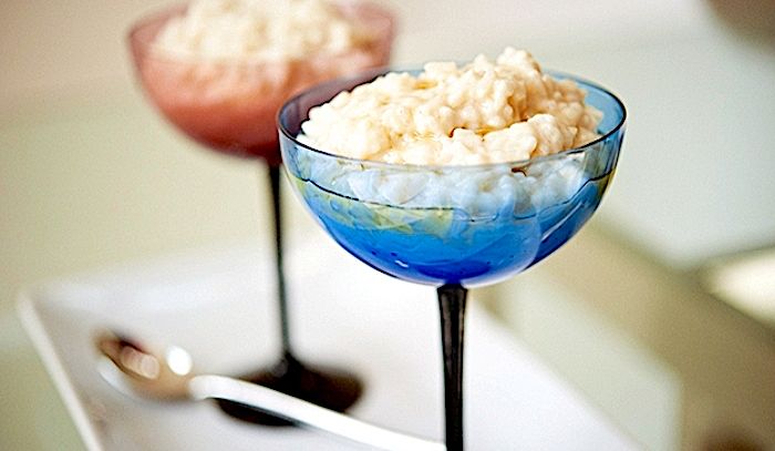 Budino di riso al cocco e miele