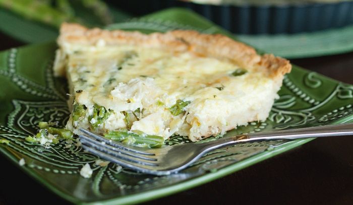 Crostata di asparagi