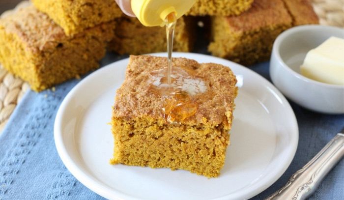 Pane di mais alla zucca