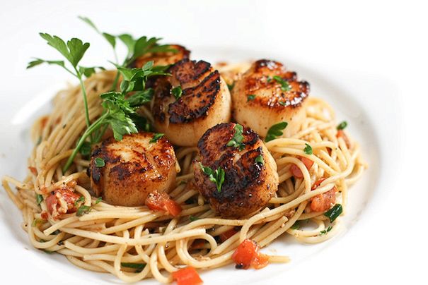 Spaghetti alle capesante