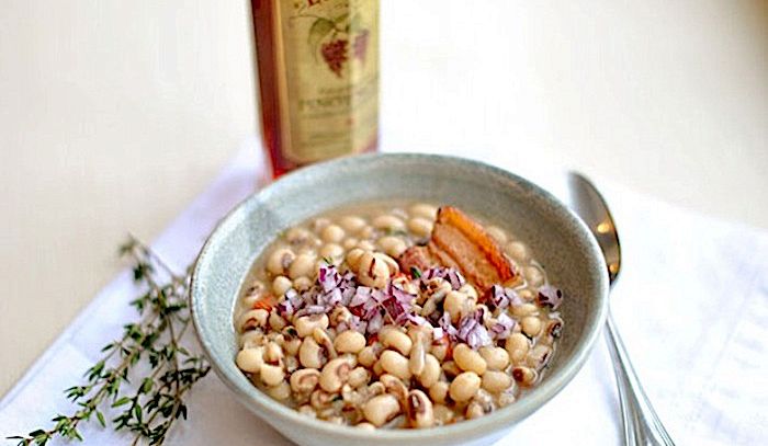 Zuppa di fagioli con l'occhio
