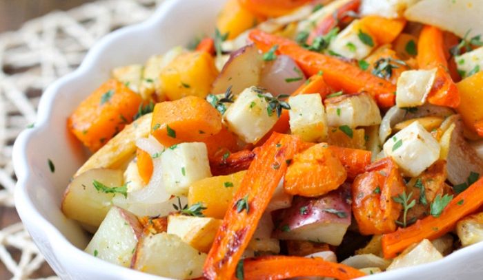 Insalata di verdure arrostite