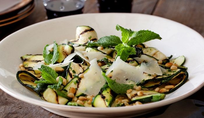 Insalata di zucchine grigliate