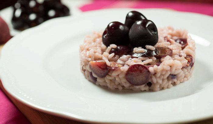 Risotto alle ciliegie