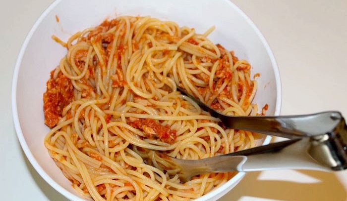 Spaghetti con il tonno