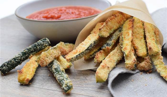 Zucchine impanate al forno