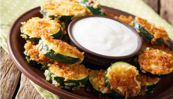 Zucchine al forno croccanti