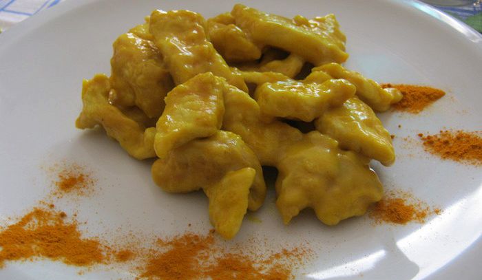Pollo alla curcuma