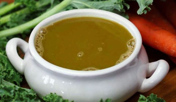Dado da brodo vegetale