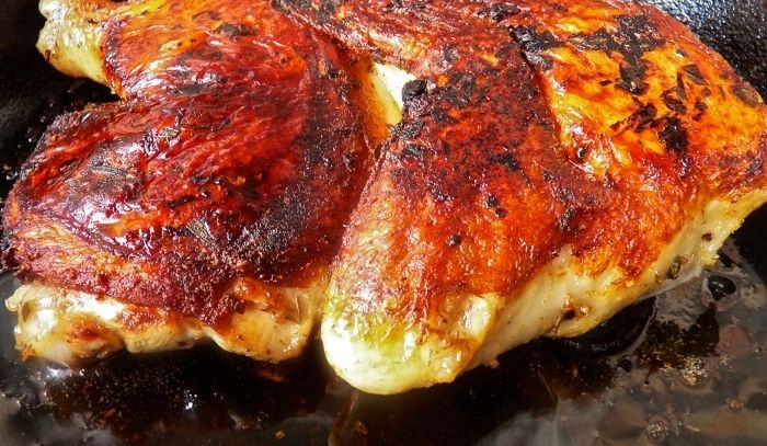 Pollo al mattone