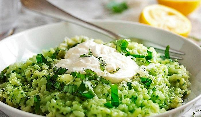 Risotto al basilico
