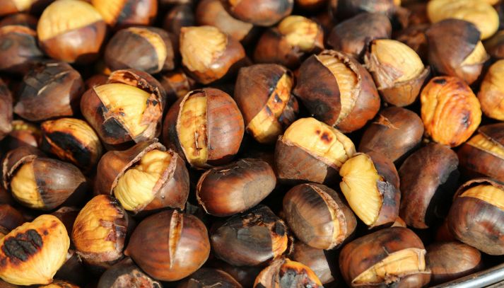 Castagne al forno