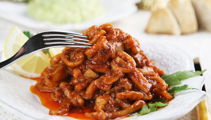 Calamari al sugo