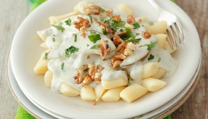 Gnocchi al gorgonzola e noci