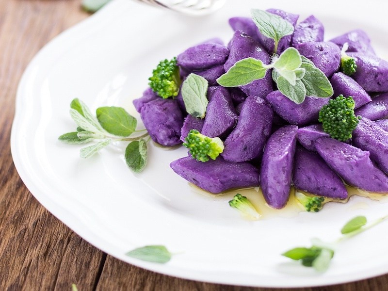 Gnocchi di patate viola