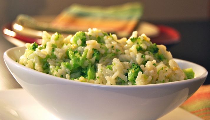 Risotto con broccoletti