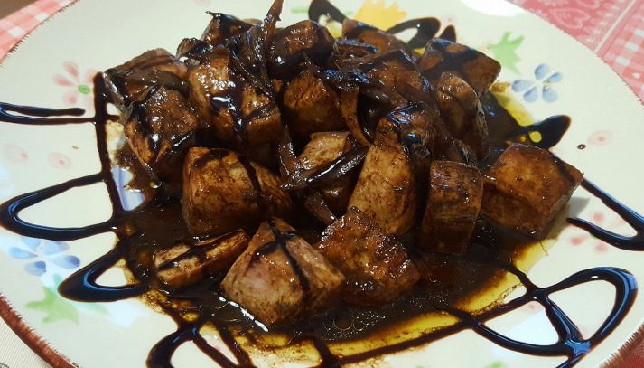 Filetto aceto balsamico e cipolle