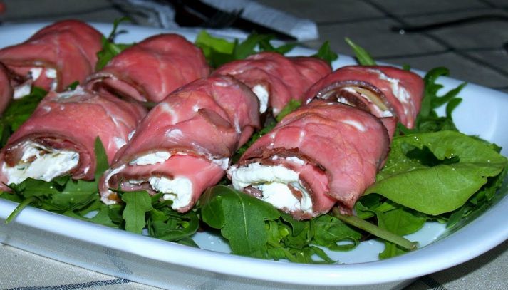 Involtini di roast beef