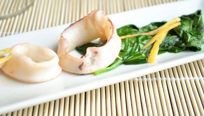 Calamaro con polpa di umeboshi