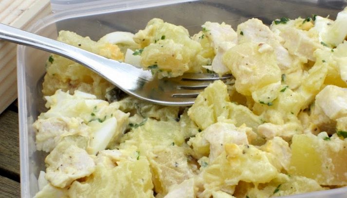 Insalata di pollo con patate
