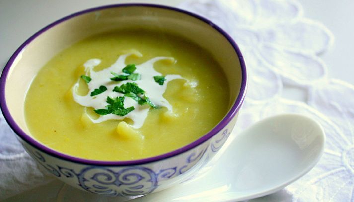 Crema fredda di patate e porri