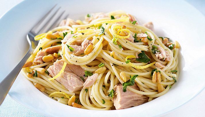 Spaghetti freddi al tonno