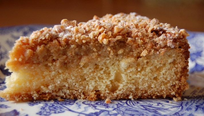 Torta di amaretti croccante e caffè