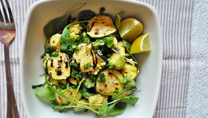 Insalata di melanzane e zucchine