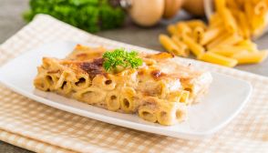 Pasta al forno con besciamella