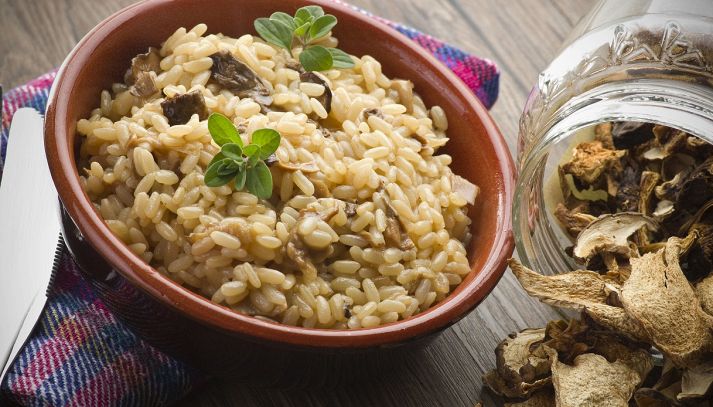 Risotto ai funghi secchi