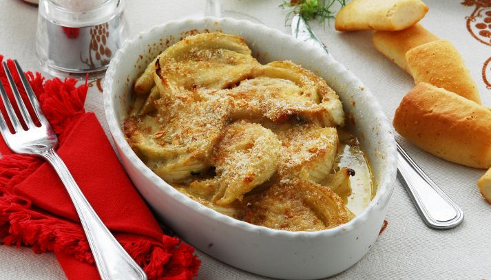 Finocchi gratinati senza besciamella