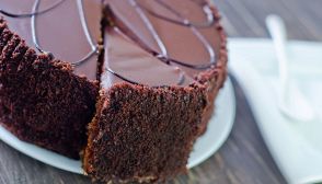 Torta al cioccolato fondente