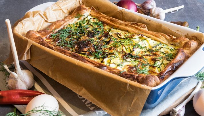 Torta salata con zucchine e patate