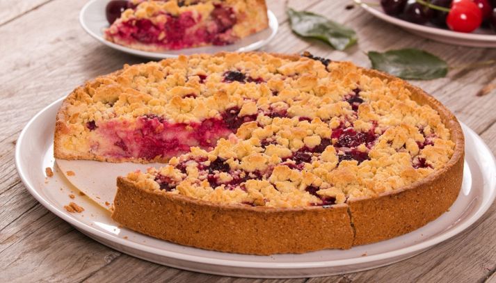 Torta sbrisolona alla marmellata