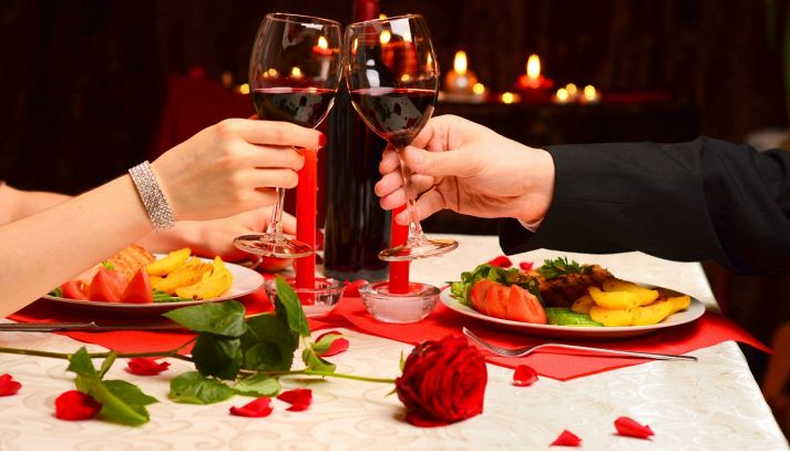 Cenetta romantica a casa