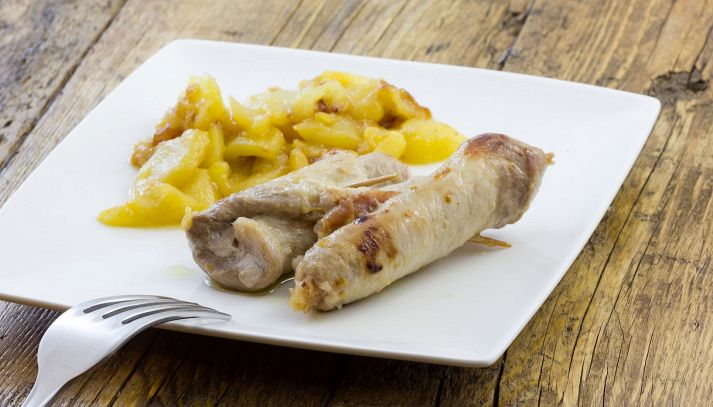 Involtini di pollo al forno