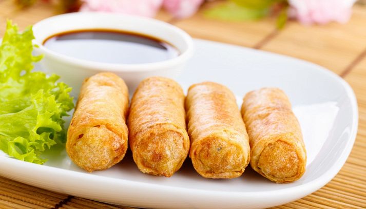 Involtini primavera al forno