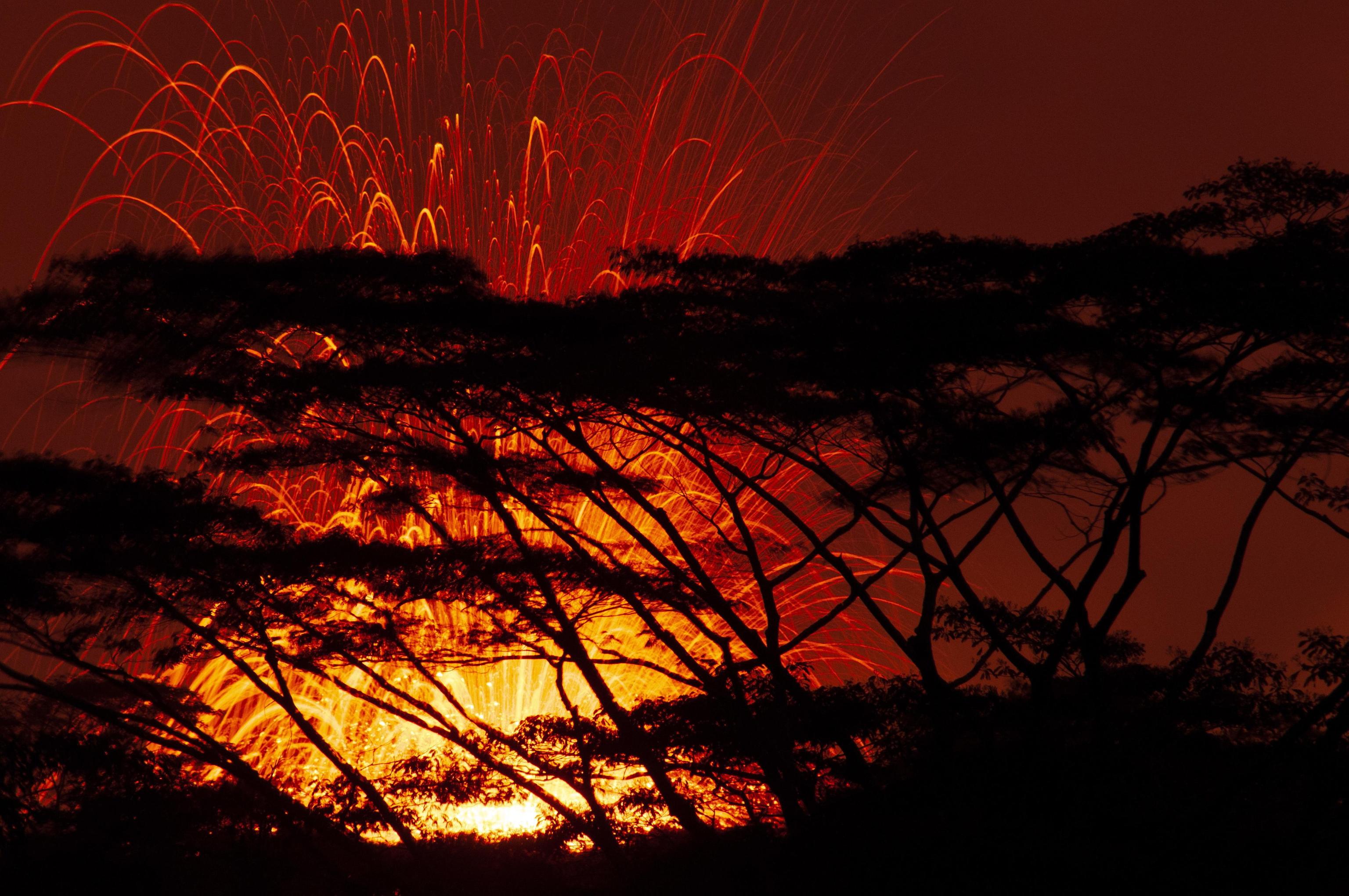 Da Kilauea esplosioni 'pirotecniche'
