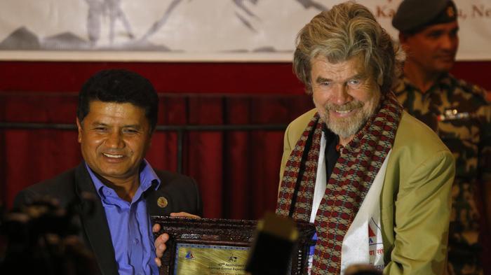 Messner 40 anni fa sull'Olimpo dell'alpinismo senza bombole