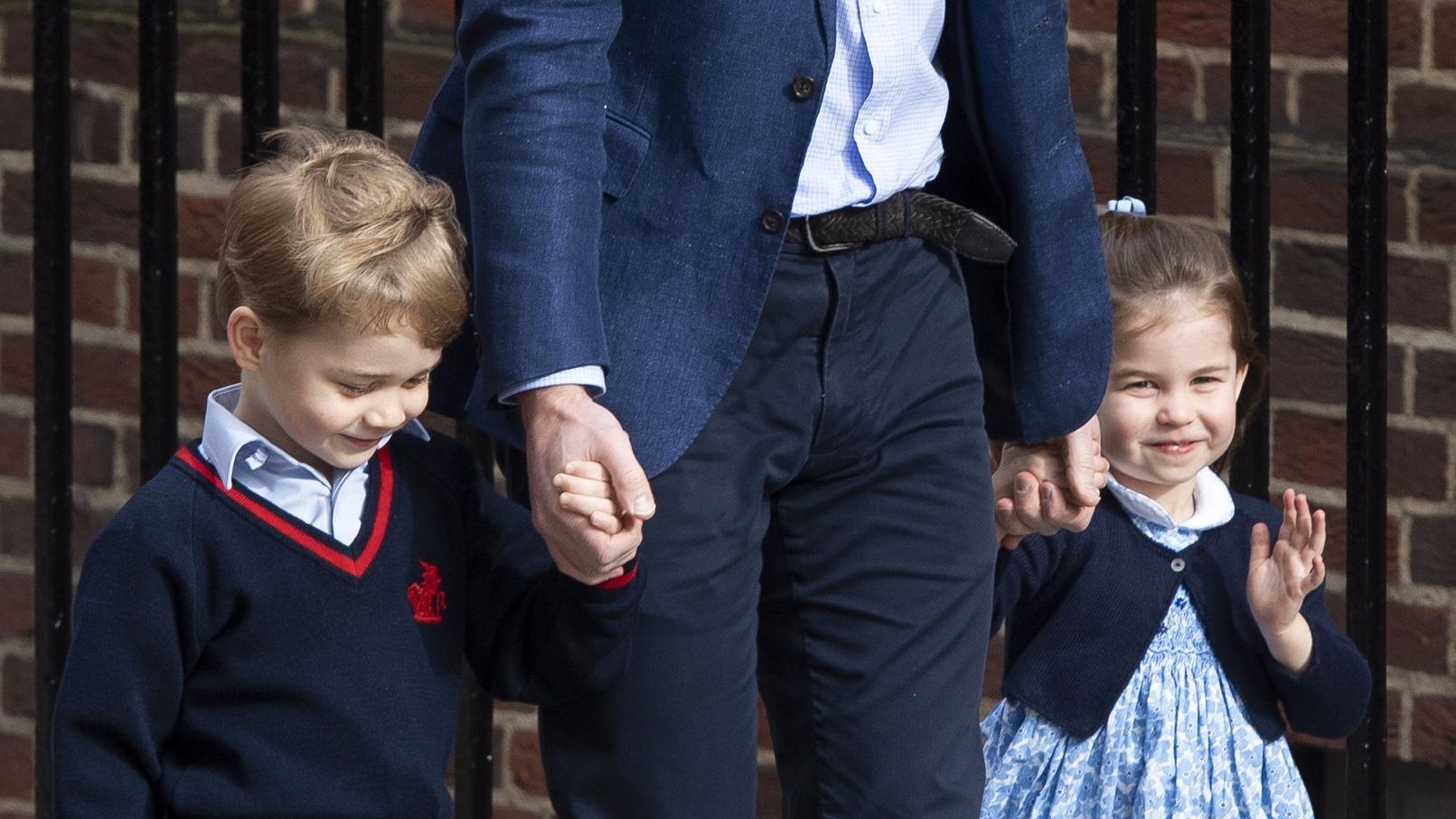 Charlotte e George paggetti Harry-Meghan