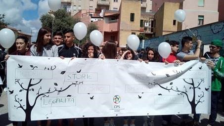 Mafia: flash mob studenti Sassari