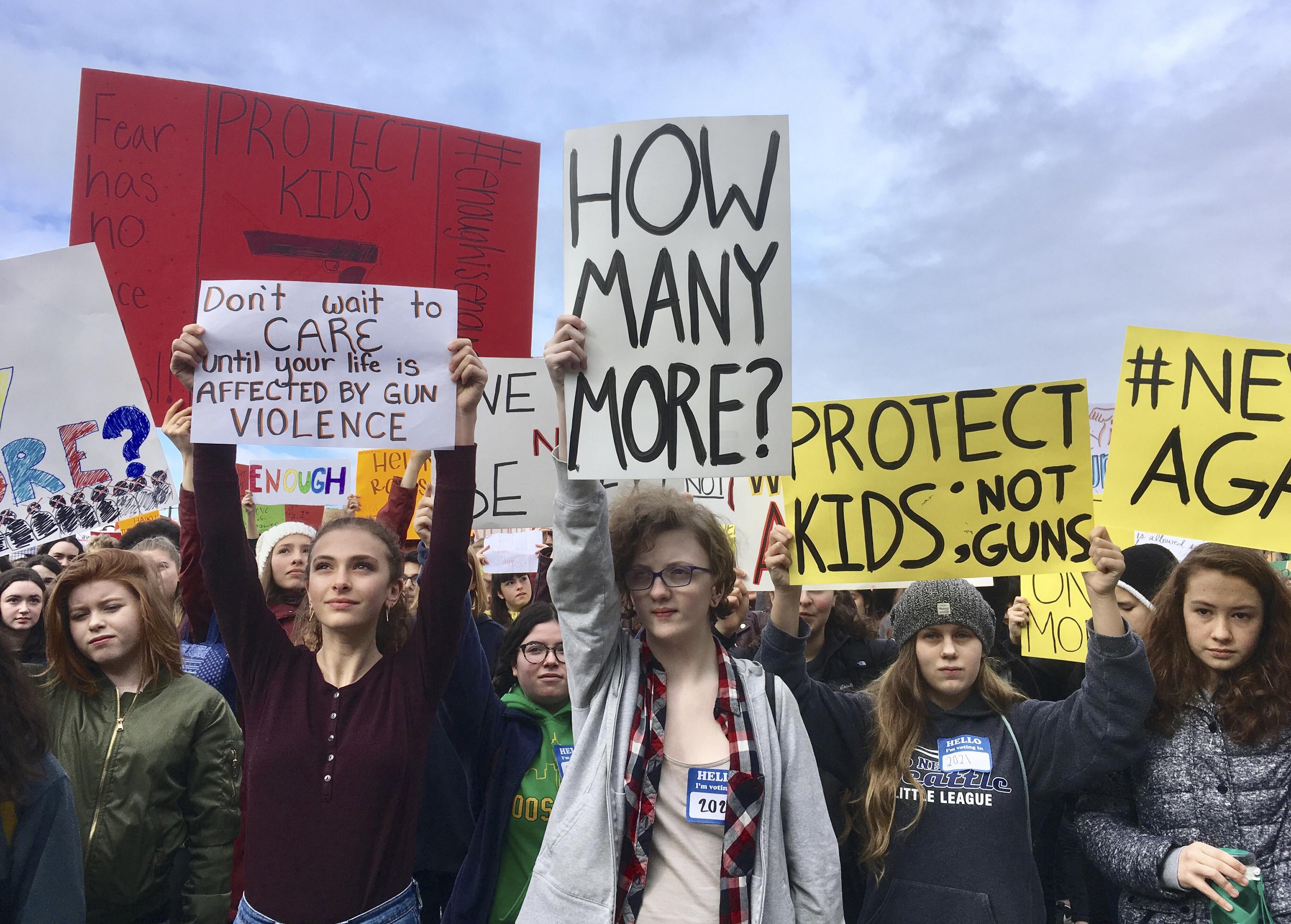 Usa: studenti contro le armi a New York