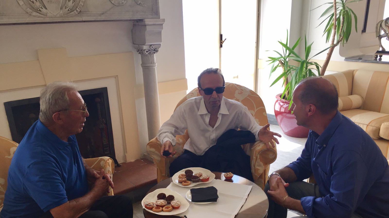 Benigni incontra sopravvissuto S.Anna