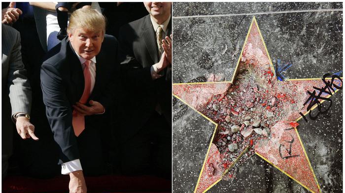 A rischio stella di Trump sulla Walk of Fame di Hollywoood