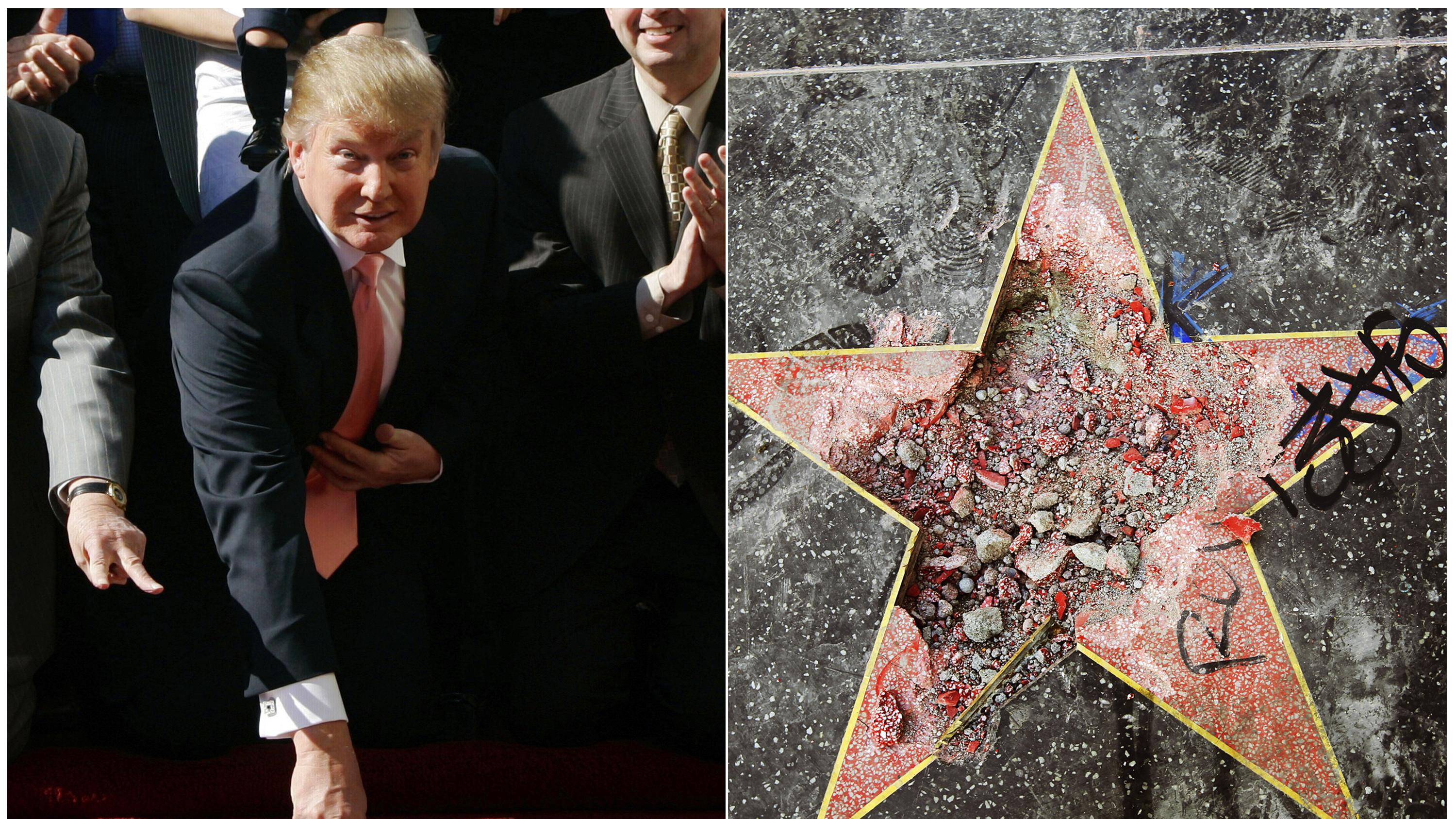 A rischio stella Trump a Hollywoood