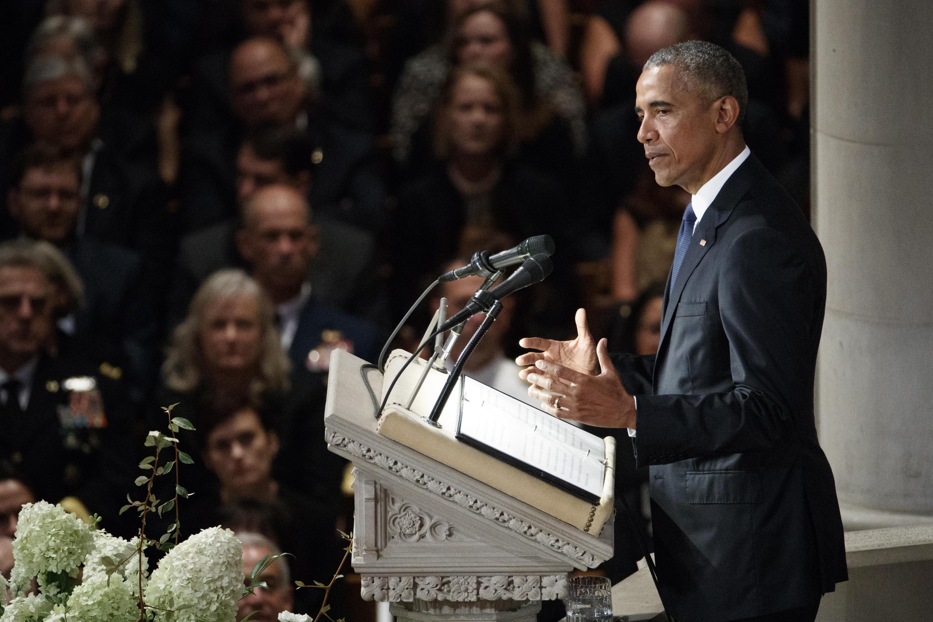 Trump, durante discorso Obama ho dormito