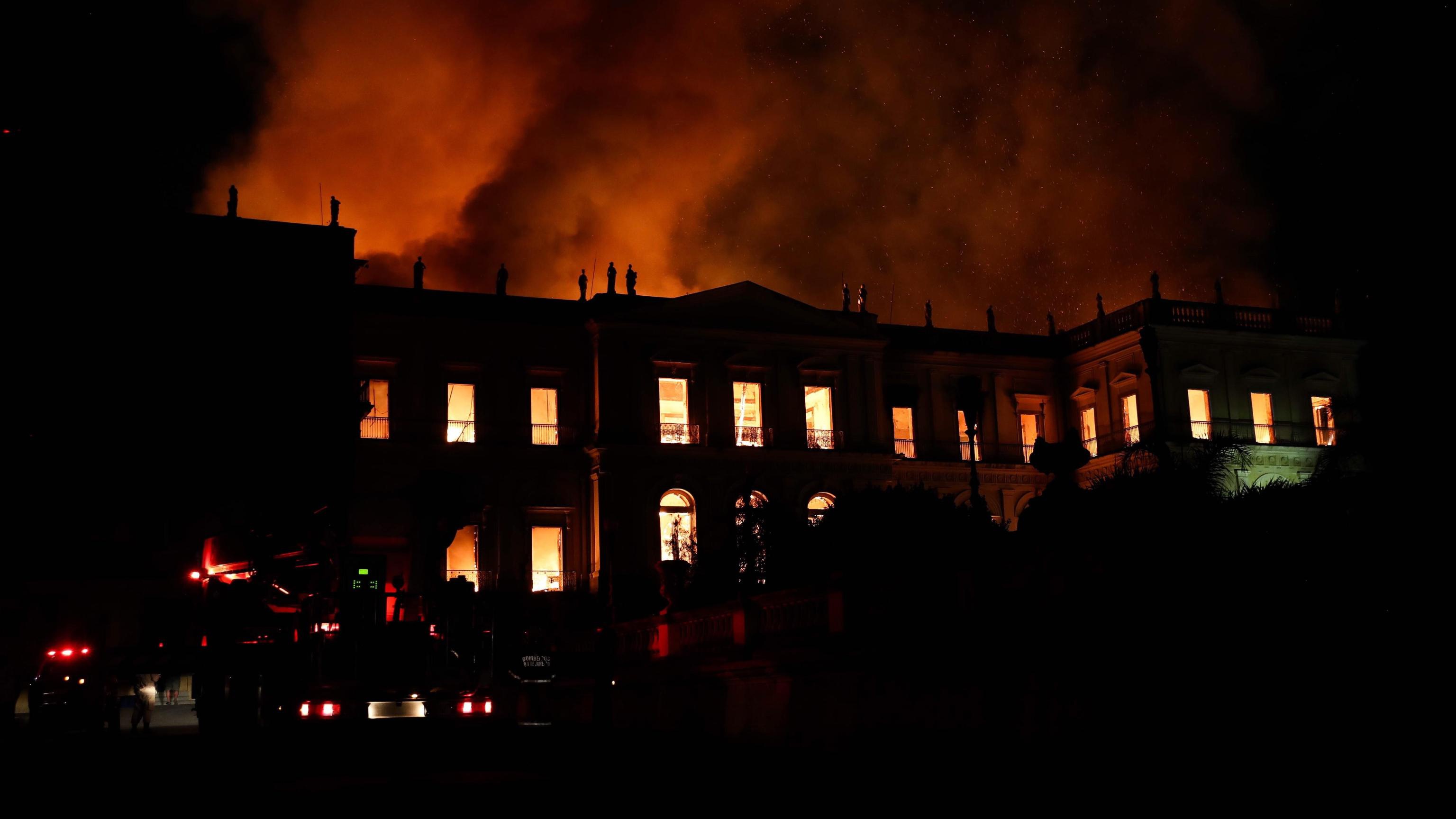 Incendio devasta Museo Nazionale a Rio