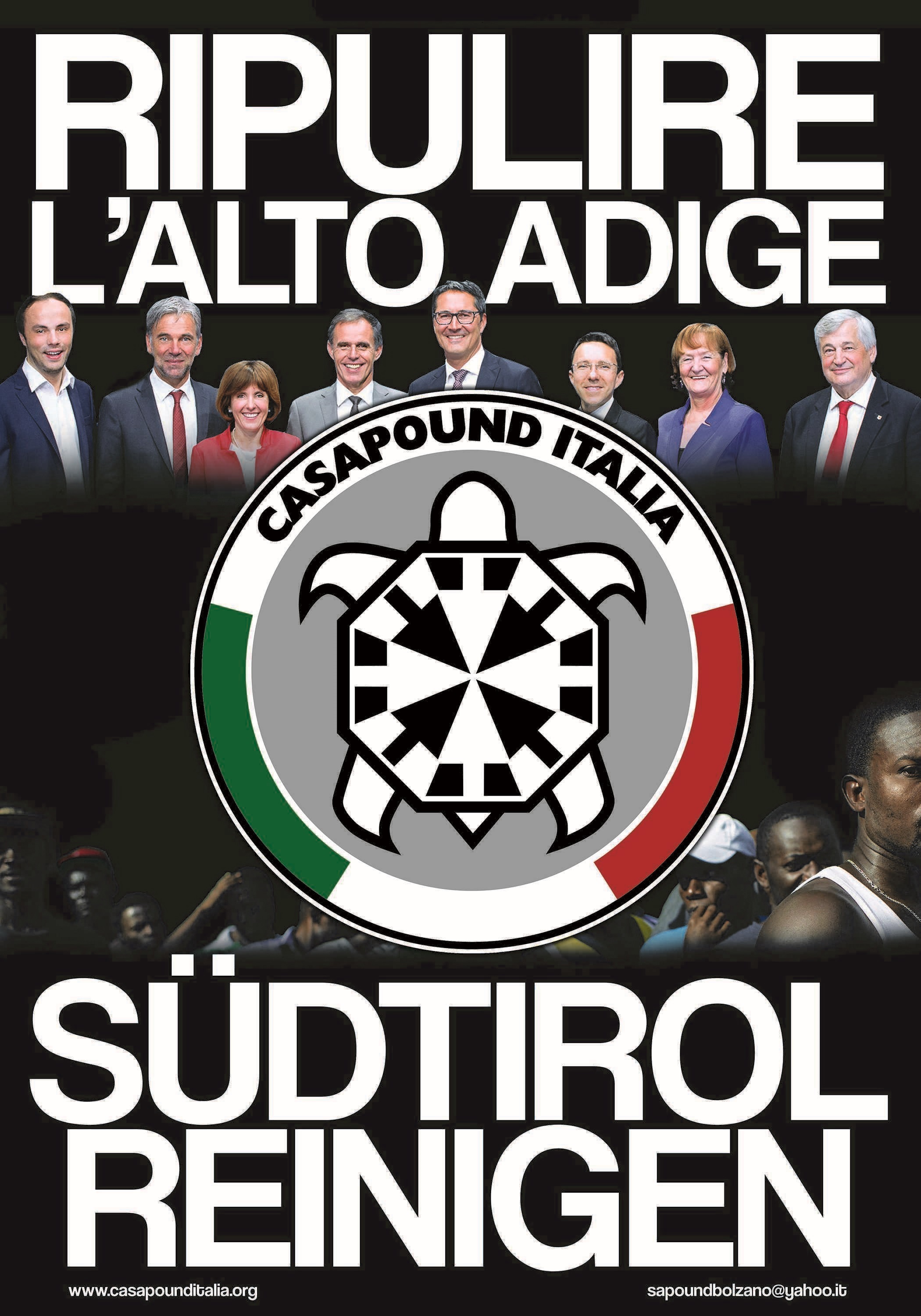 Manifesto shock Cpi, ripulire Alto Adige